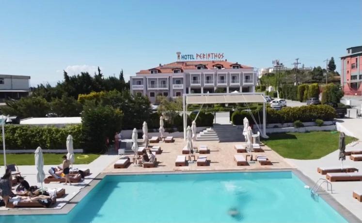 Perinthos Hotel Anchialos Eksteriør bilde