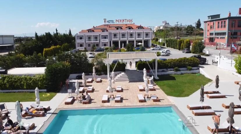 Perinthos Hotel Anchialos Eksteriør bilde